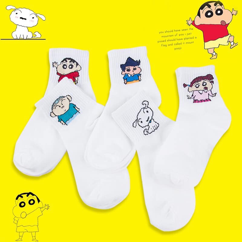 [FreeShip 50K] Combo 10 Đôi Tất / Vớ Hình Cô Gái, Khỉ, Chó