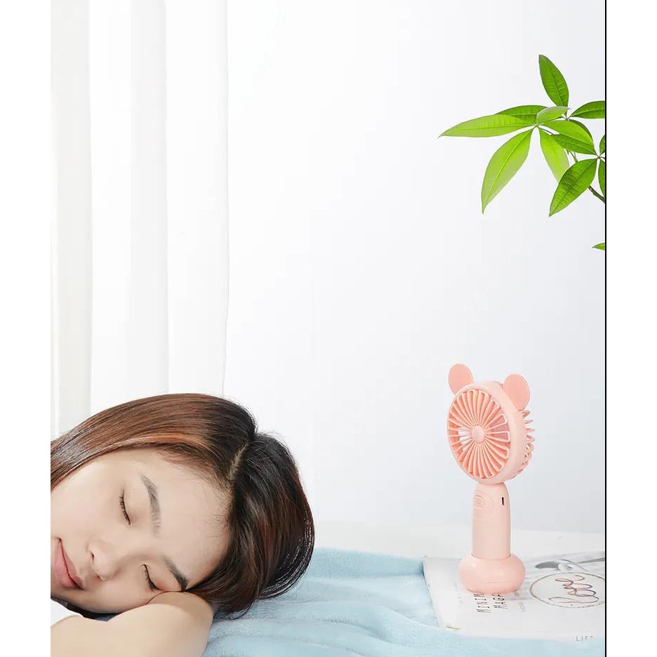 Quạt cầm tay mini Remax Ruchun Series F41, tiện dụng phù hợp với đi chơi, du lịch | BigBuy360 - bigbuy360.vn