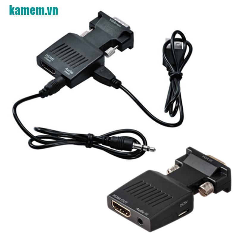 Đầu Chuyển Đổi 1080p Vga Sang Hdmi Kèm Cáp Âm Thanh | BigBuy360 - bigbuy360.vn