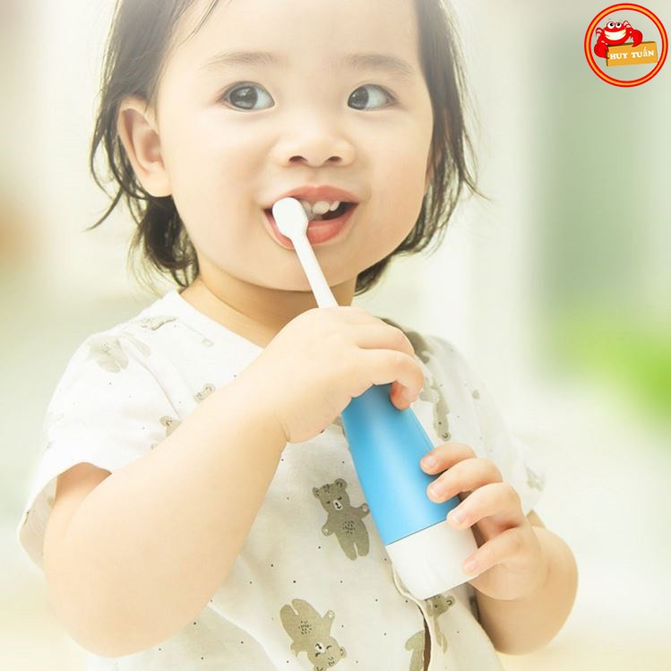 BÀN CHẢI ĐIỆN ĐÁNH RĂNG CHO BÉ VỚI ĐẦU LÔNG CHẢI SIÊU MỀM - BÀN CHẢI ĐÁNH RĂNG TỰ ĐỘNG CHO BÉ LOẠI TỐT