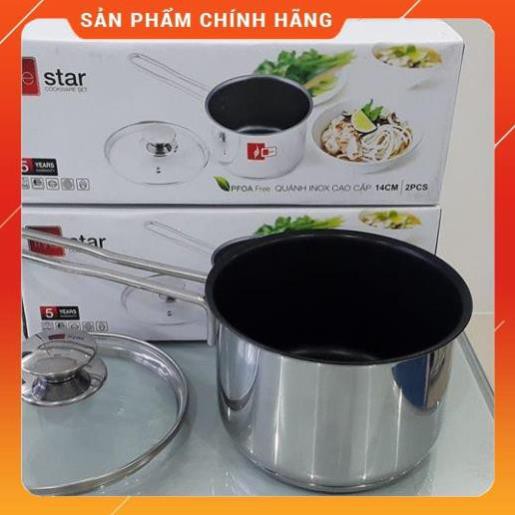 [FreeShip]  Nồi bột  chống dính FIVESTAR 14cm Huy Anh