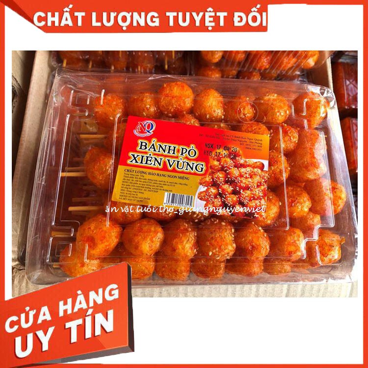 Bánh Pò Xiên Vừng Bánh Bò Quẩy Xiên Vừng Hộp 320G - Bánh Pò Đặc Sản Hải Dương