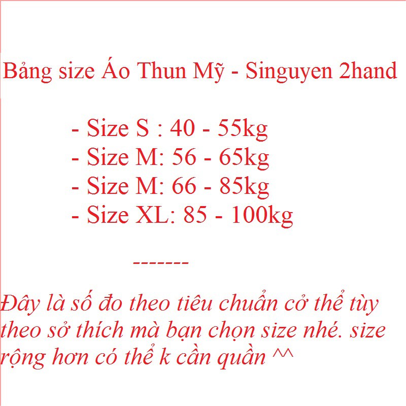 [𝗙𝗥𝗘𝗘 𝗦𝗛𝗜𝗣 đơn từ 50k] Áo thun mỹ 2hand unisex 🔻 L1🔻 chọn size không chọn mẫu