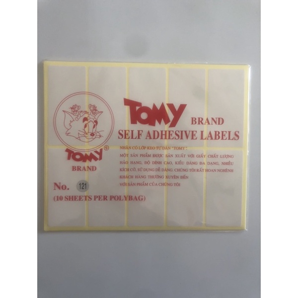 Giấy Tomy A5 các cỡ 107, 109, 121,104,100,118