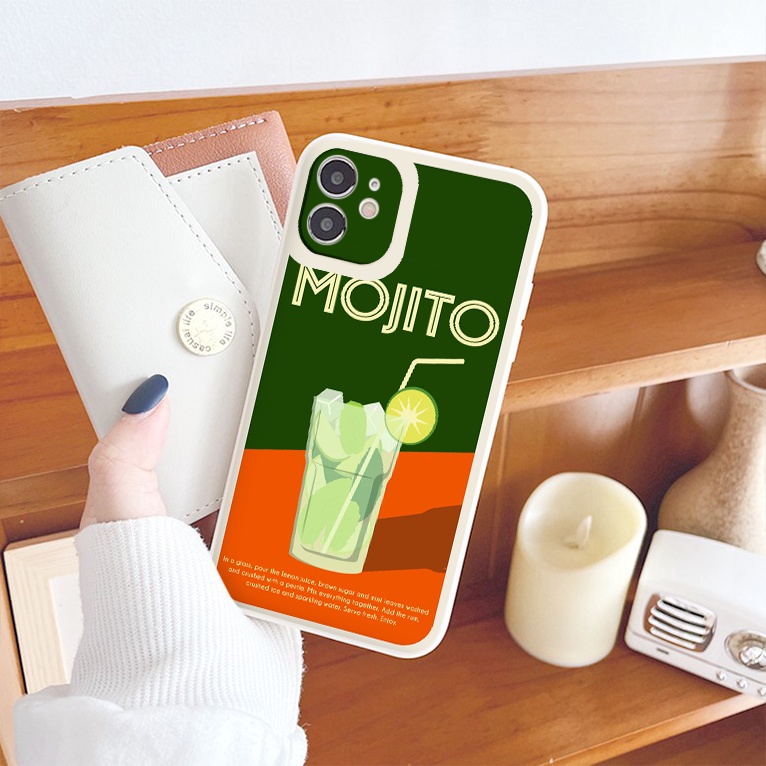 ỐP LƯNG IPHONE  Mojito ốp iphone 12 pro/13pro/13promax/7/7+/8/8+/X/XS/XSM/11/11PMROMAX tr1091