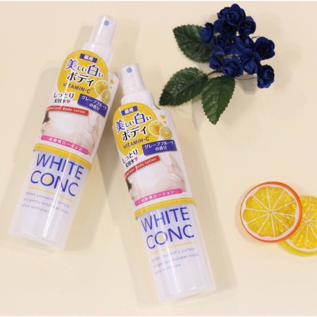 Lotion xịt dưỡng da white conc vitamin c 245ml