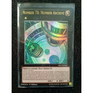 [FREESHIP] thẻ bài NUMBER 78: NUMBER ARCHIVE