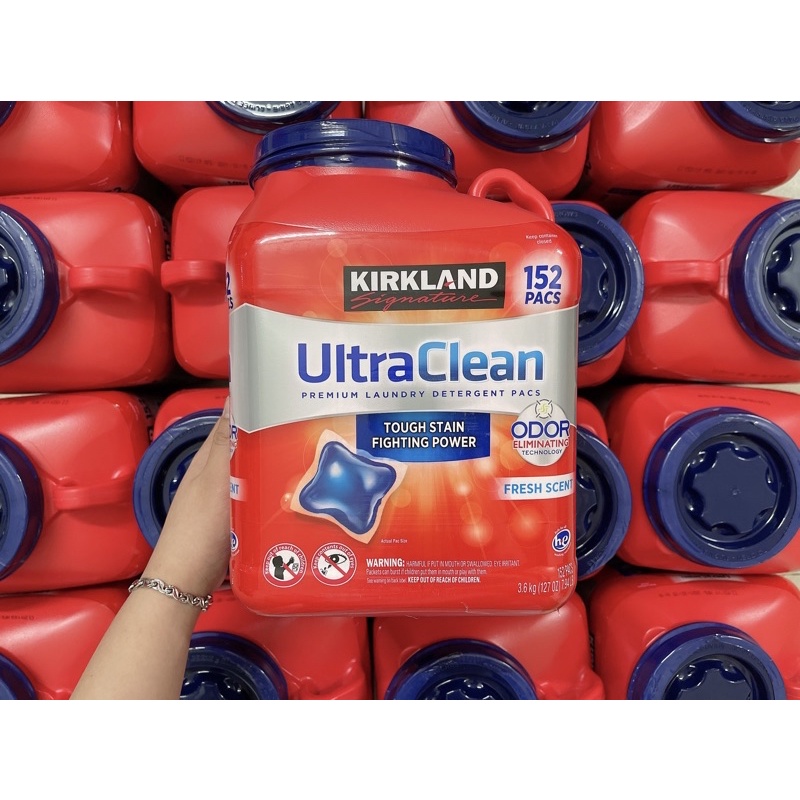 Viên giặt Kirkland Ultra Clean Mỹ ( 152 viên )