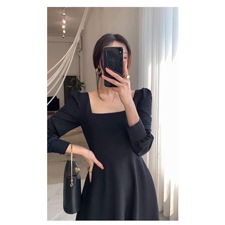 Váy đen tiểu thư dáng dài