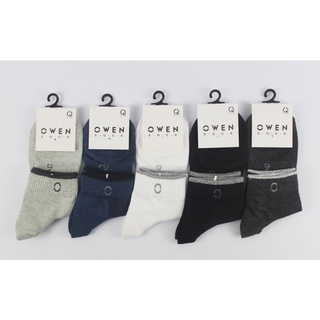 OWEN - Tất nam cổ trung 100% cotton CHÍNH HÃNG NO TEM MÁC