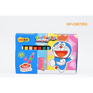 Sáp dầu 12 màu Doremon Thiên Long OP C007