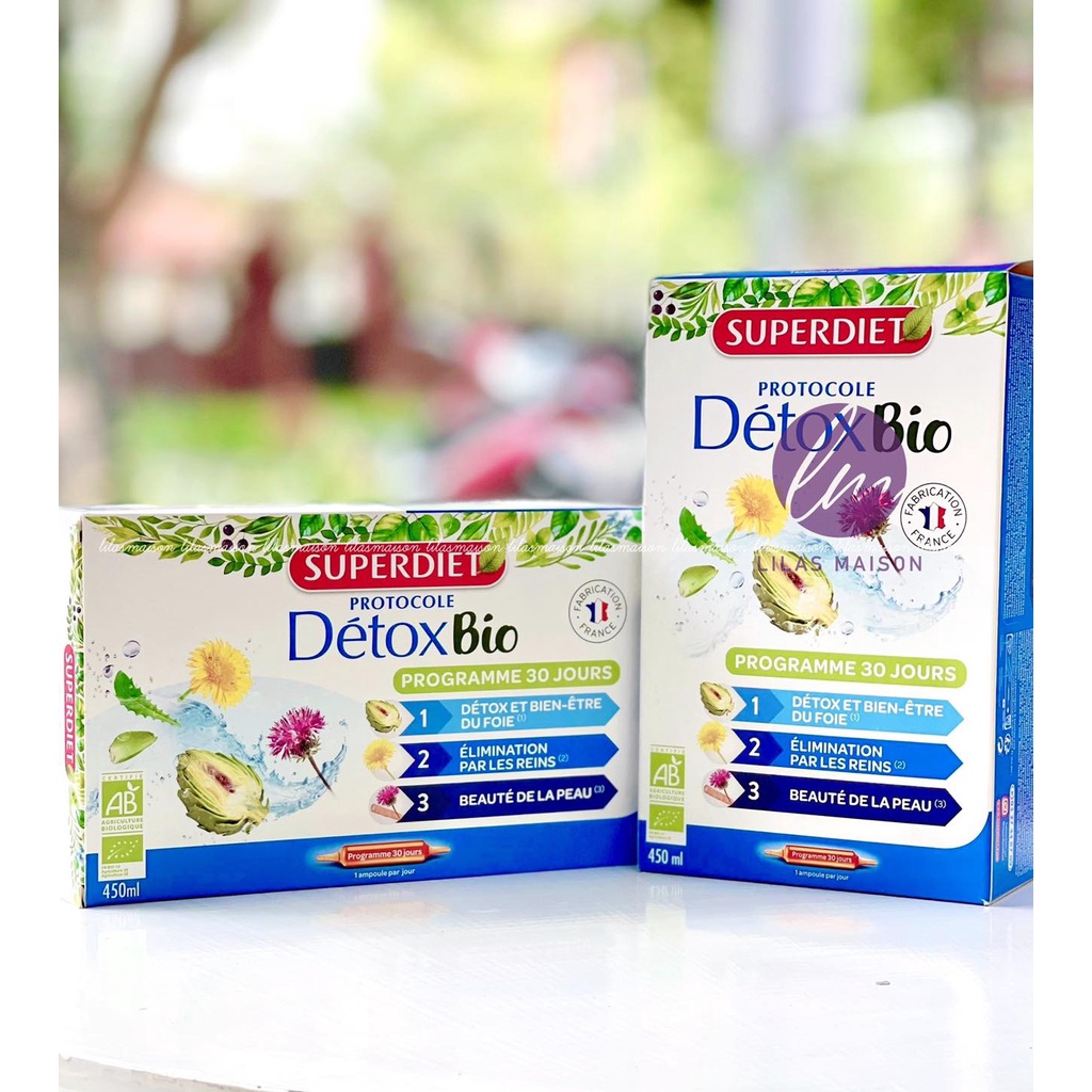 Nước Uống Thải Độc Chuyên Sâu Dạng Ông Superdiet Drainaflore Bio Detox