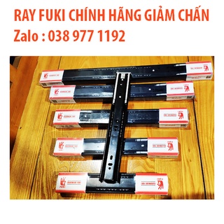 Ray bi 3 tầng có giảm chấn fuki bản rộng 4.5 chiều dài 40cm,45cm,50cm