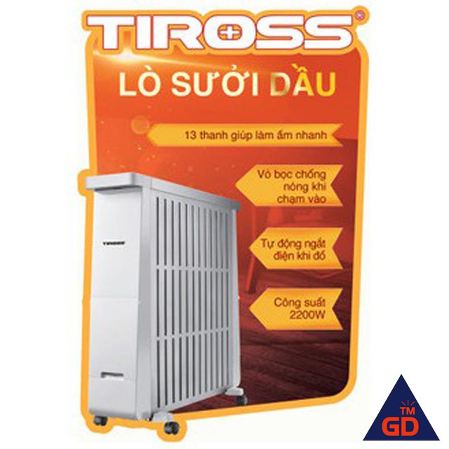 Máy Sưởi dầu Tiross TS9216