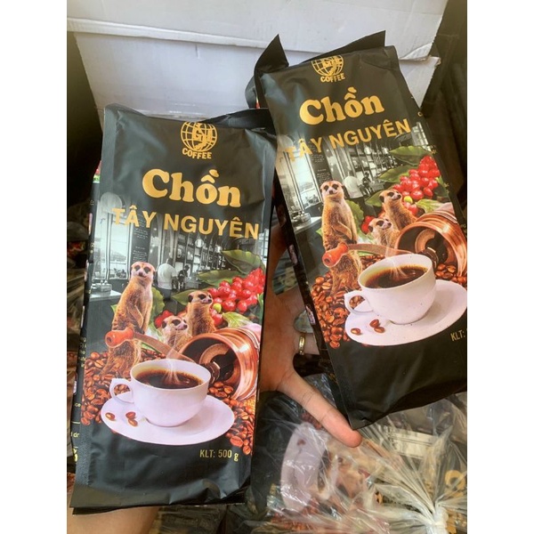 Cà phê chồn rang tây nguyên - gói 500gr