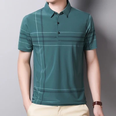 Áo polo Tay Ngắn Màu Sắc Thời Trang Phong Cách Cho Nam