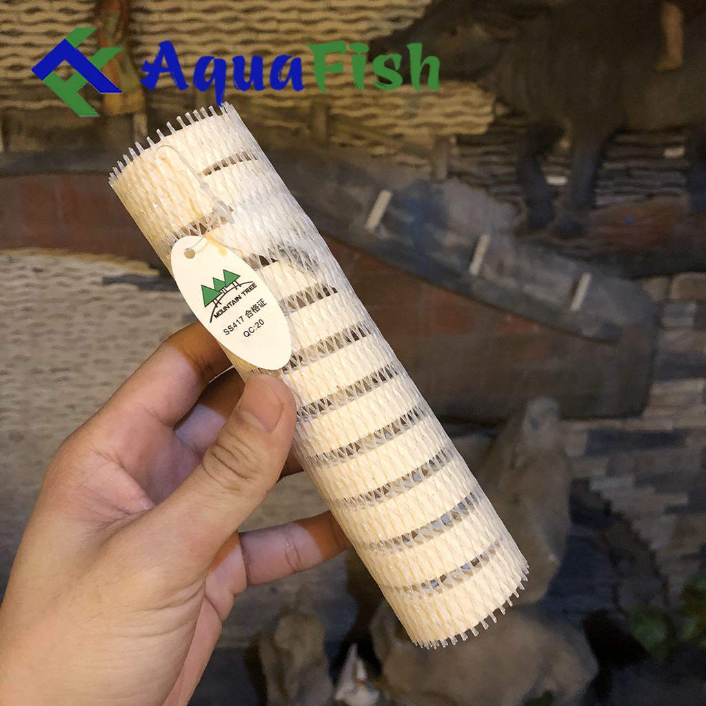 Sứ Củ Sen Mountain Tree kích thước 16*4.2cm (Sứ lọc, vật liệu lọc cao cấp cho bể cá cảnh, hồ cá koi, hồ cá rồng)