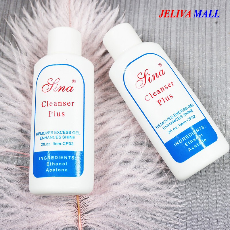 Nước tẩy sơn gel, nước lau gel móng tay Clean plus nước rửa cọ 60ml