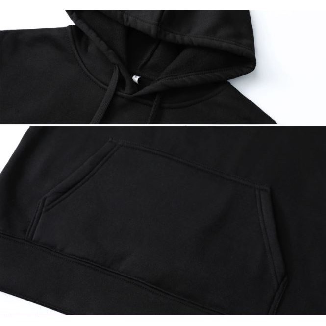 Áo hoodie nỉ trơn nam nữ chất nỉ bông mềm mịn dáng rộng thoải mái | BigBuy360 - bigbuy360.vn