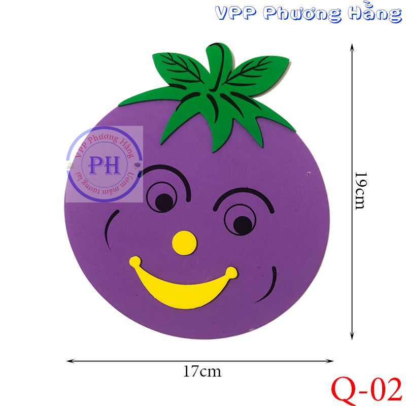 Bộ quả xốp - Dạy bé nhận biết các loại quả , trang trí mầm non