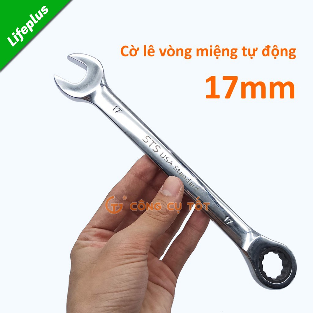 Bộ 5 cờ lê vòng miệng tự động STS số 10,12,13,14,17