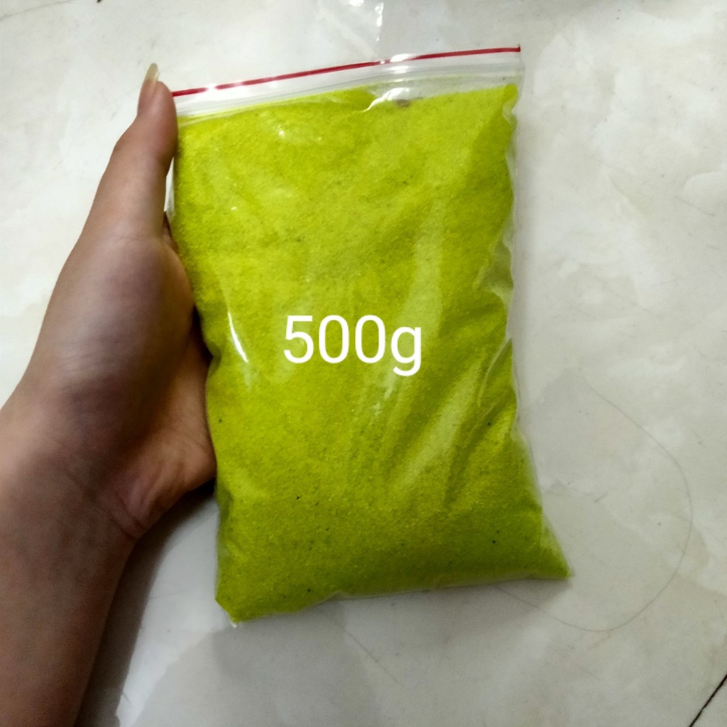 500g cát các màu dùng chơi tranh cát, trang trí tiểu cảnh