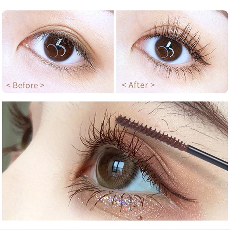 [Hàng mới về] Mascara chải dài lông mi 1 phút tự nhiên chống thấm nước lâu trôi không bị nhòe mềm mịn