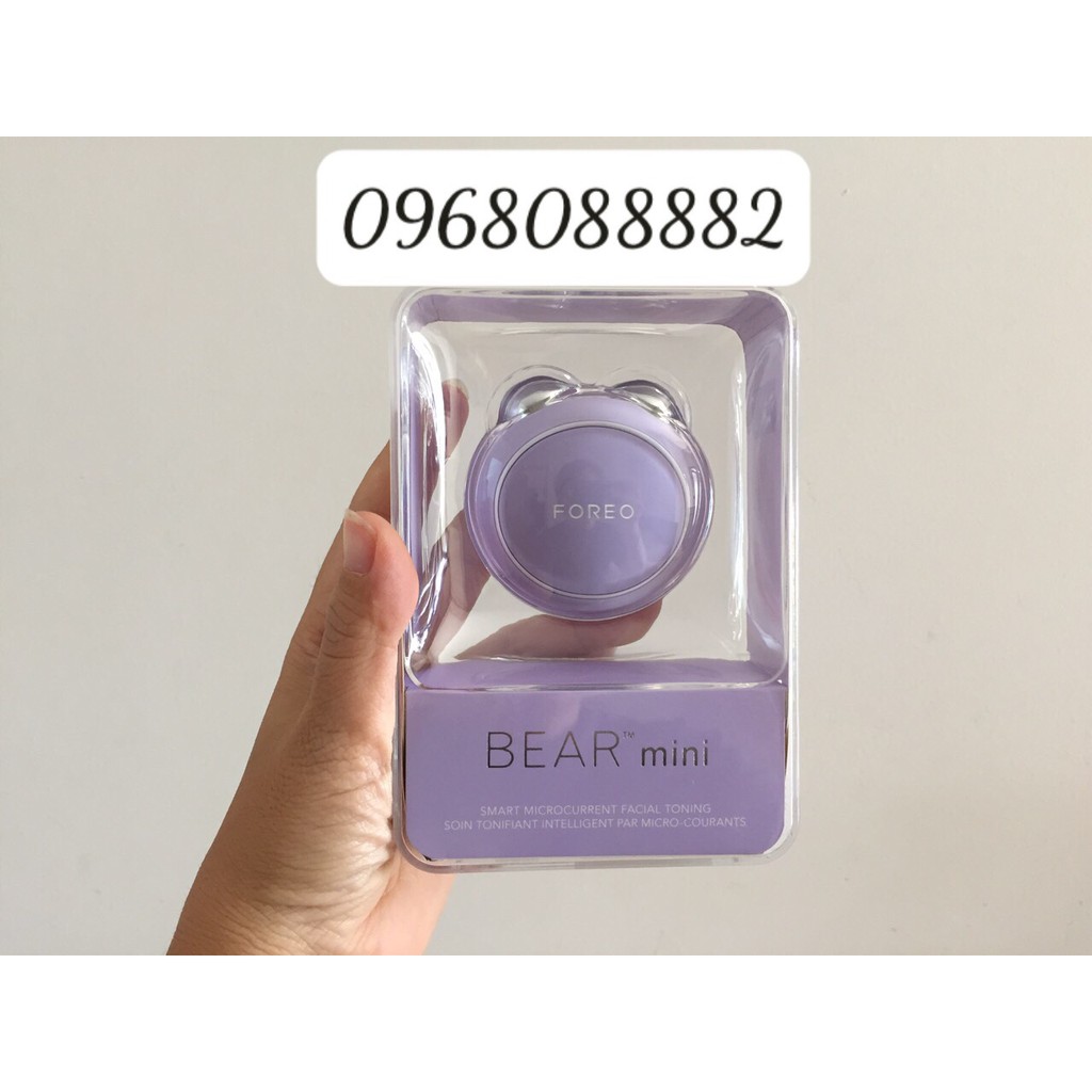 Máy massage nâng cơ và đẩy tinh chất dưỡng da Foreo Bear fullsize, Foreo Bear Mini