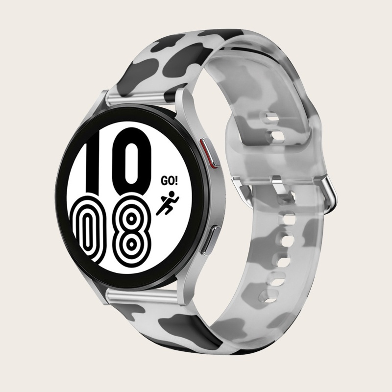 Dây Đeo Đồng Hồ Thể Thao Bằng Silicone Chống Nước &amp; Mồ Hôi 4 20mm