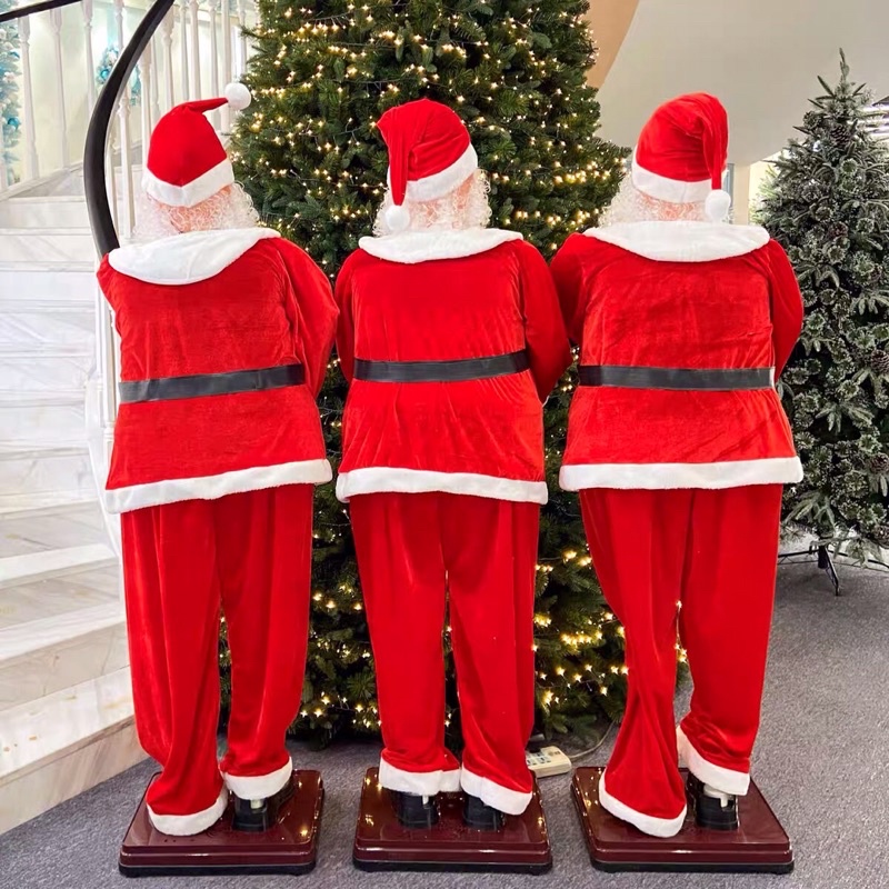 Ông già noel đánh đàn ,thổi kèn lắc lư có nhạc size 1m8