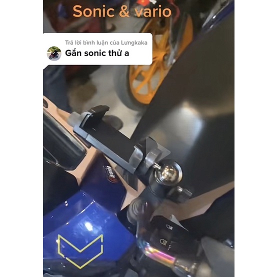 Pass gắn điện thoại trên xe loại xịn