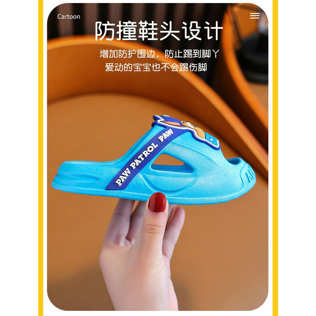 Dép size 24-36 chống trơn trượt thoáng chân,dép bé trai cross cho bé hình chó cứu hộ. Dép trẻ em đi chơi đi trong nhà