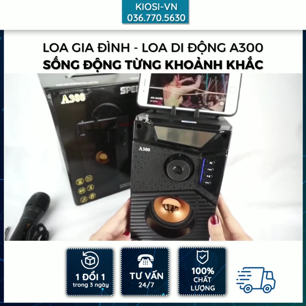 [Mã ICBFRI150 giảm 150K đơn 250K] Loa Karaoke di động KAW K500/K600 Kèm mic - Âm Thanh Hiện Đại | BigBuy360 - bigbuy360.vn