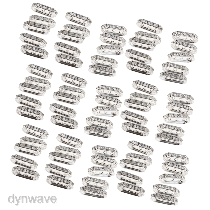 Bộ 100 Hạt Đá 3 Lỗ Dùng Làm Trang Sức