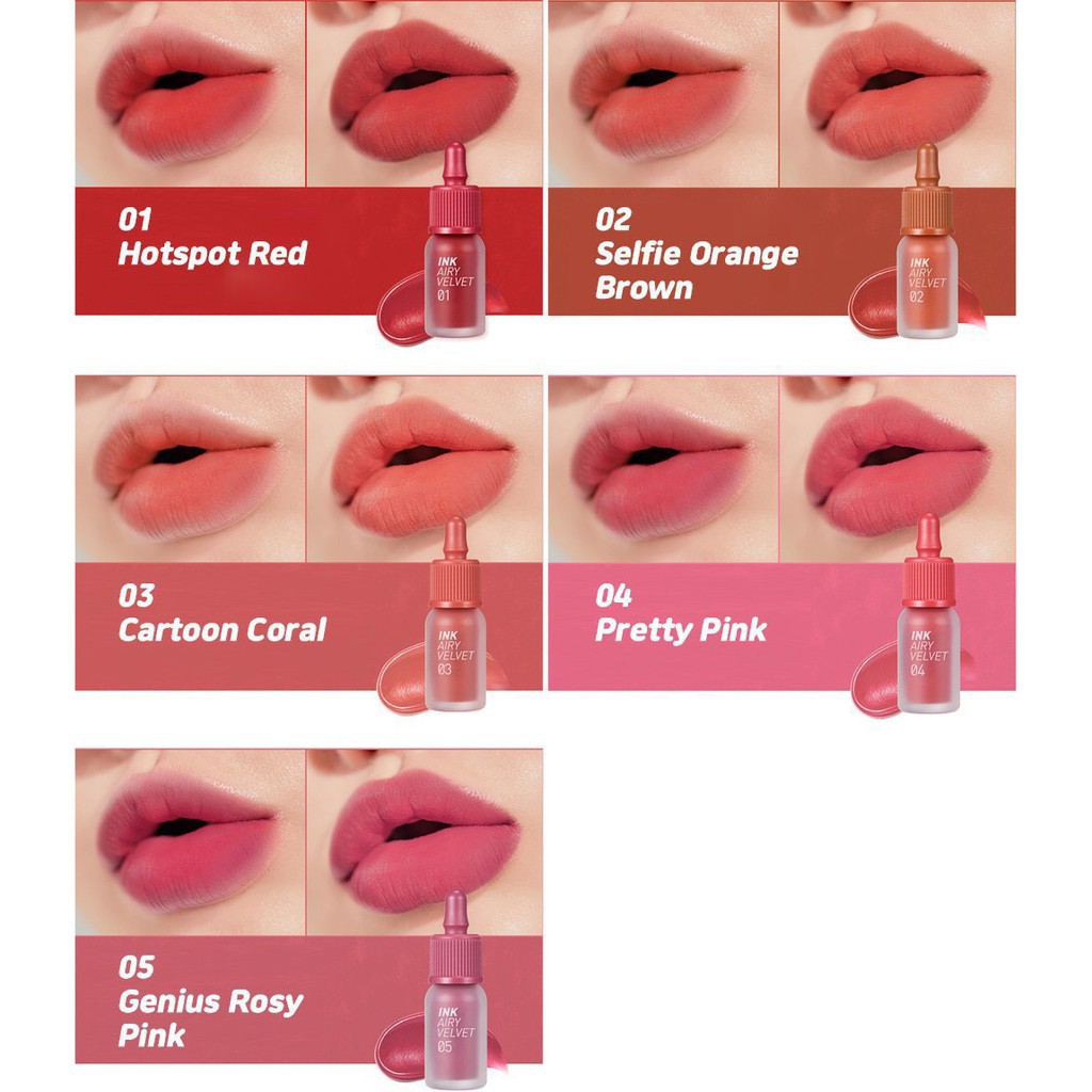 Son môi hàn  💖 FREESHIP 💖 giảm 35k khi nhập [SONHG35K] Son kem Peripera Ink Airy Velvet Tint | BigBuy360 - bigbuy360.vn