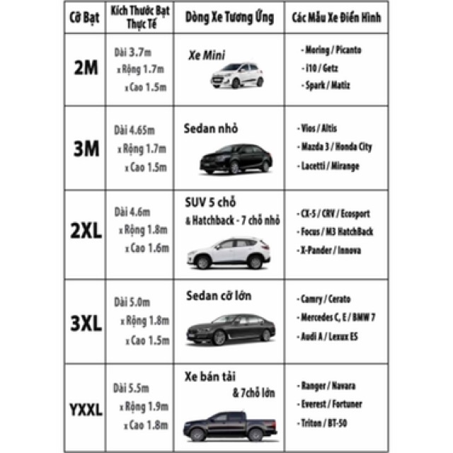 Xả kho bạt phủ xe cao cấp 3xl - bạt phủ xe toyota camry vios altis cerato kia
