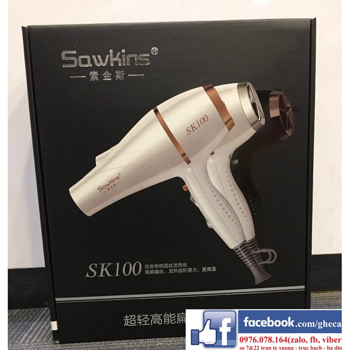 MÁY SẤY CÔNG SUẤT CAO 2400W SAWKINS CAO CẤP CHUYÊN NGHIỆP