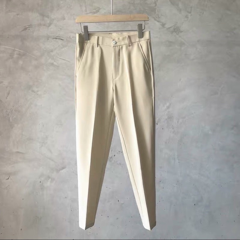 Quần âu nam đẹp giá rẻ, quần công sở dáng vừa, chất đẹp không bai nhão