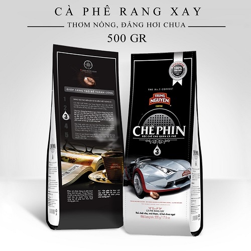 [Pha Phin] Combo 2 Bịch Cà phê Rang Xay Chế Phin 3 - Trung Nguyên Legend - 500gr - Arabica sẻ