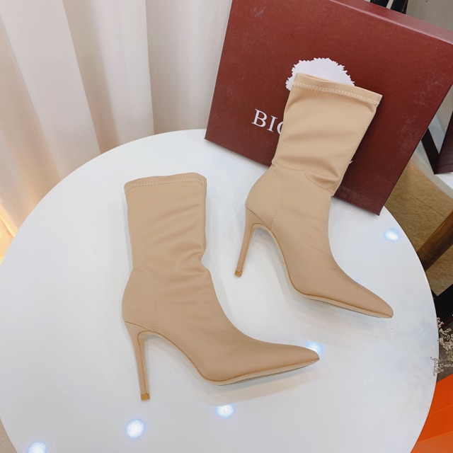 Bốt boot bigtree thun lụa gót nhọn fullbox hàng quảng châu cao cấp | BigBuy360 - bigbuy360.vn