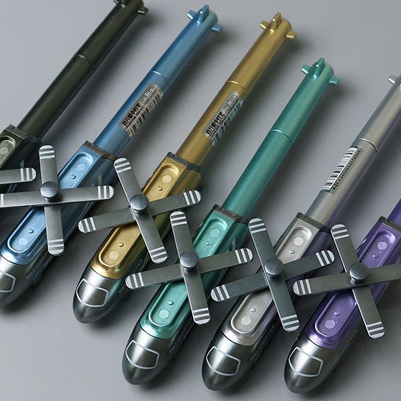 Bút Mực Gel Ngòi 0.5mm Mực Đen Hình Trực Thăng