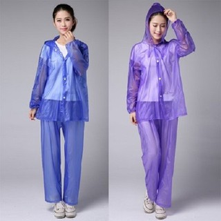 Áo mưa nilon bộ có quần - loại dày