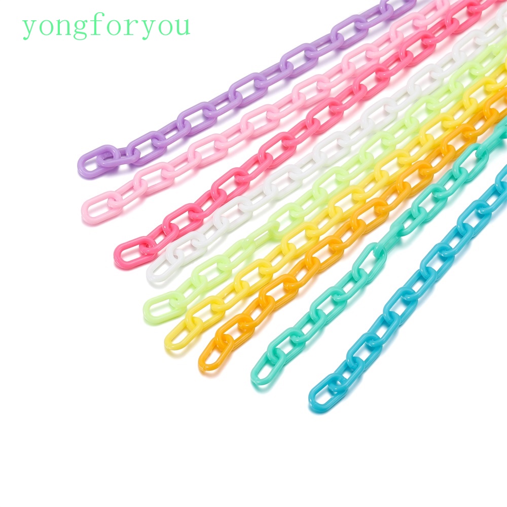 Set 10 chuỗi dây đeo khẩu trang St.kunkka kiểu tròn bằng nhựa nhiều màu sắc