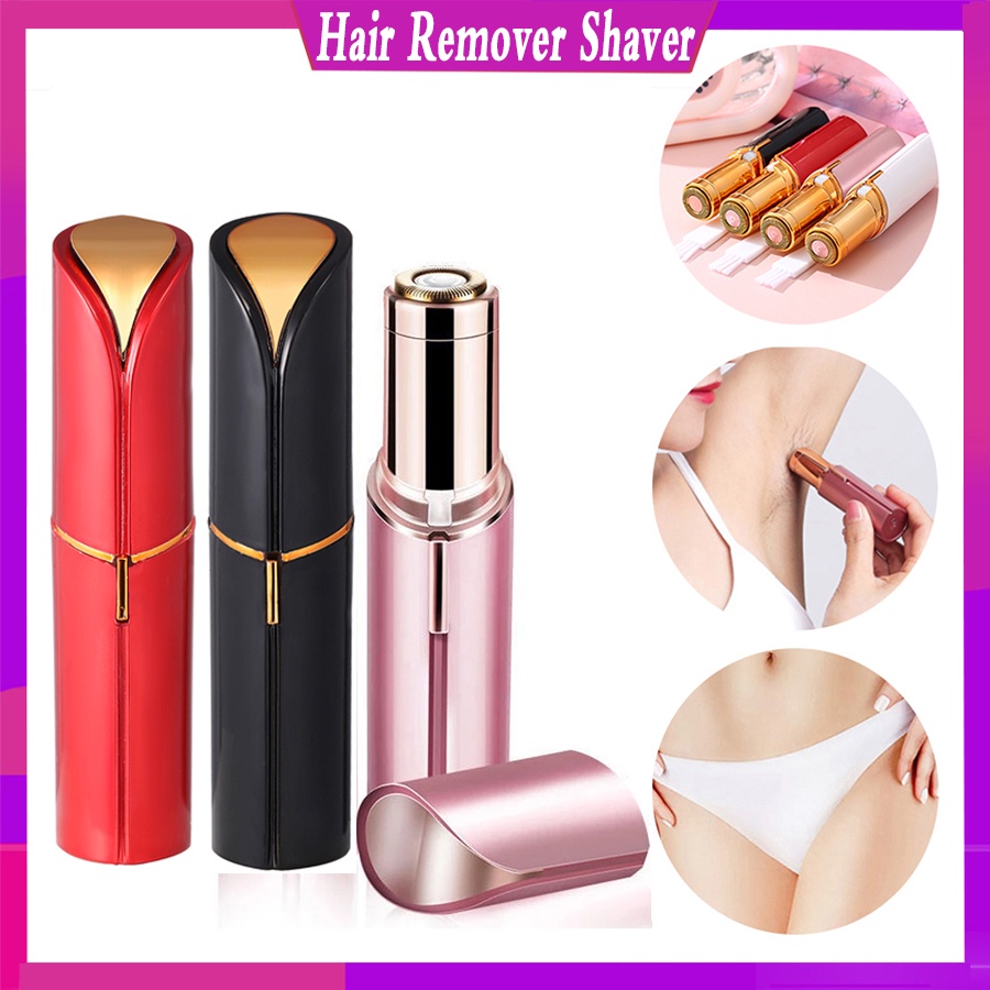 Máy tẩy lông mini hình cây son môi tiện dụng cho nữ