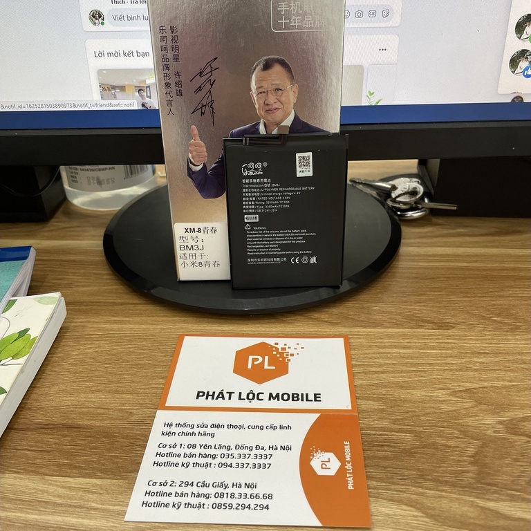 Pin Xiaomi  Mi 8 Lite Mã BM3J Lehehe Chất Lượng Cao