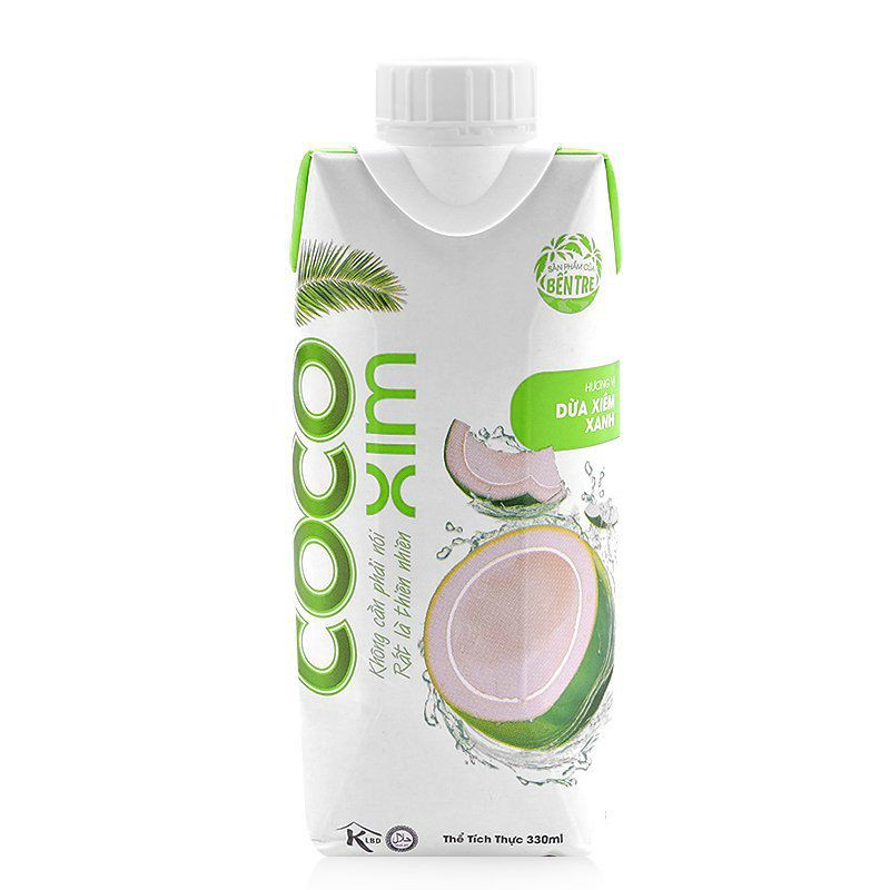 Nước Dừa Đóng Hộp Cocoxim Sen/Tắc/Thơm/Xanh 330ml