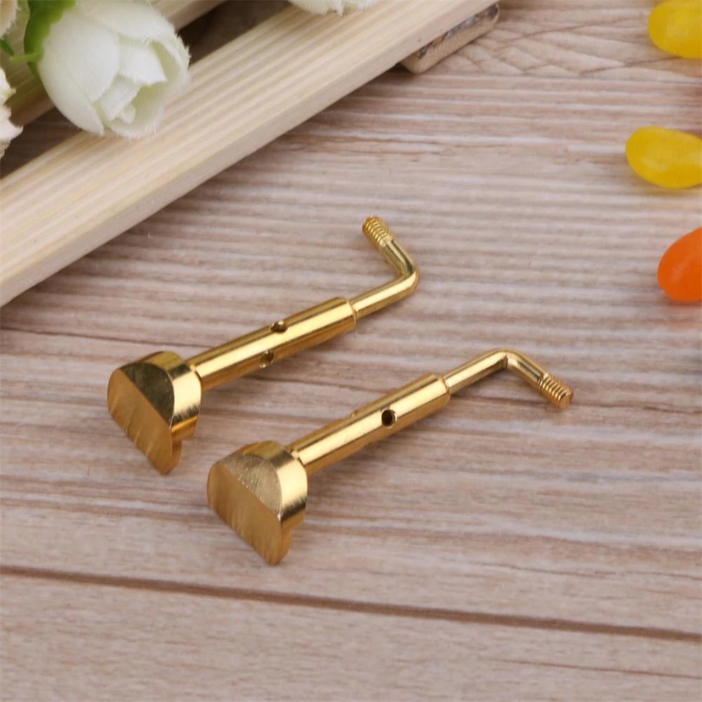 Bộ 2 Kẹp Ốc Vít Bằng Đồng Mạ Nhiều Màu Cho Đàn Violin 3 / 4 4 / 4