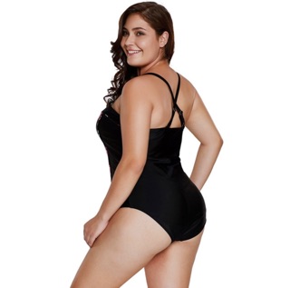 monokini đen hoa big size 70-85kg