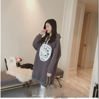Váy Hoodie Cổ Khóa Basic Chất Đẹp