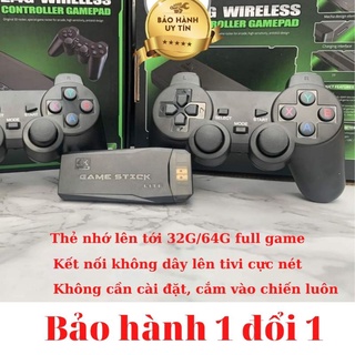 Máy chơi game cầm tay không dây stick 4K HDMI 2 người chơi huyền thoại gaming giải trí cổ điển contra mario quà tặng